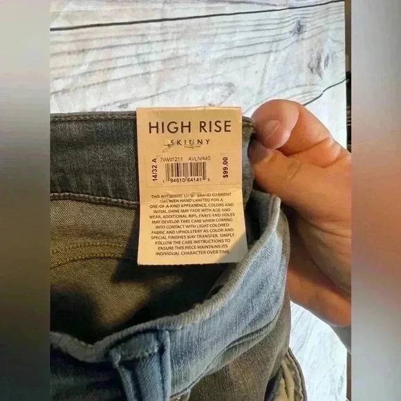 Lucky brand women’s high rise Bridgette skinny jeans - Picture 4 of 6